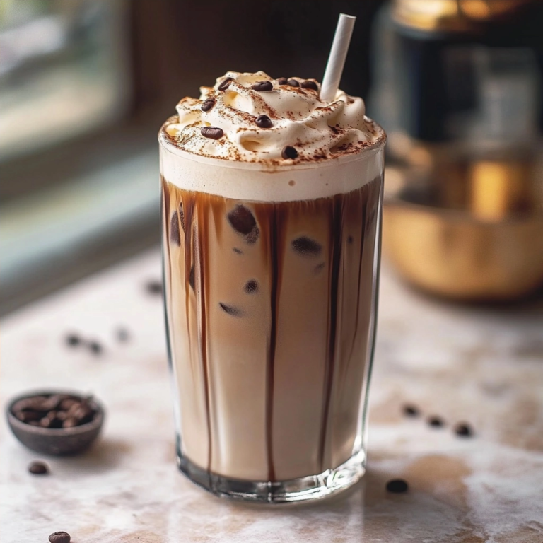 Mocha Iced Coffee with Vanilla Cold Foam