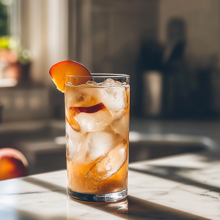 My Go-To Peach Cold Brew Recipe for Sunny Days