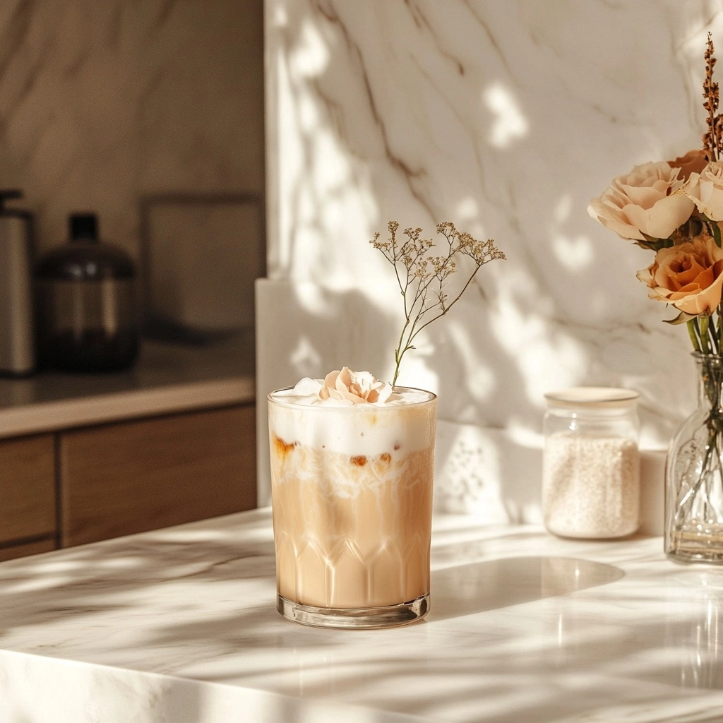 Iced Rose Latte: A Floral Coffee Dream