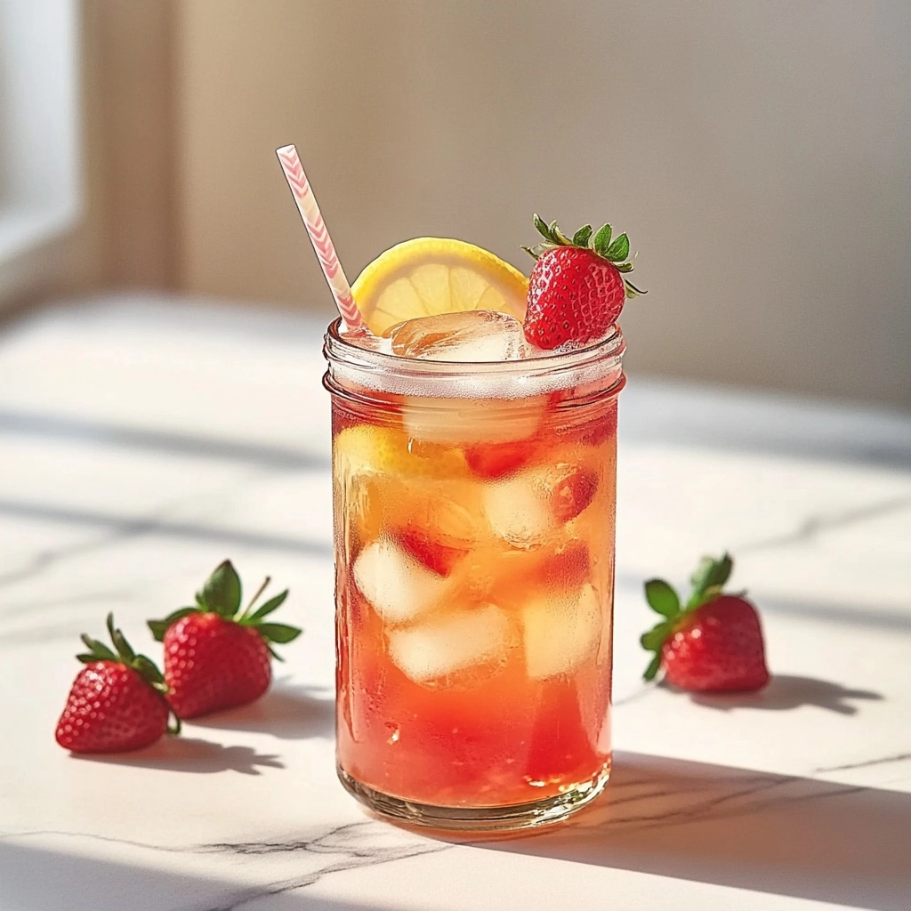 Strawberry Acai Lemonade Refresher