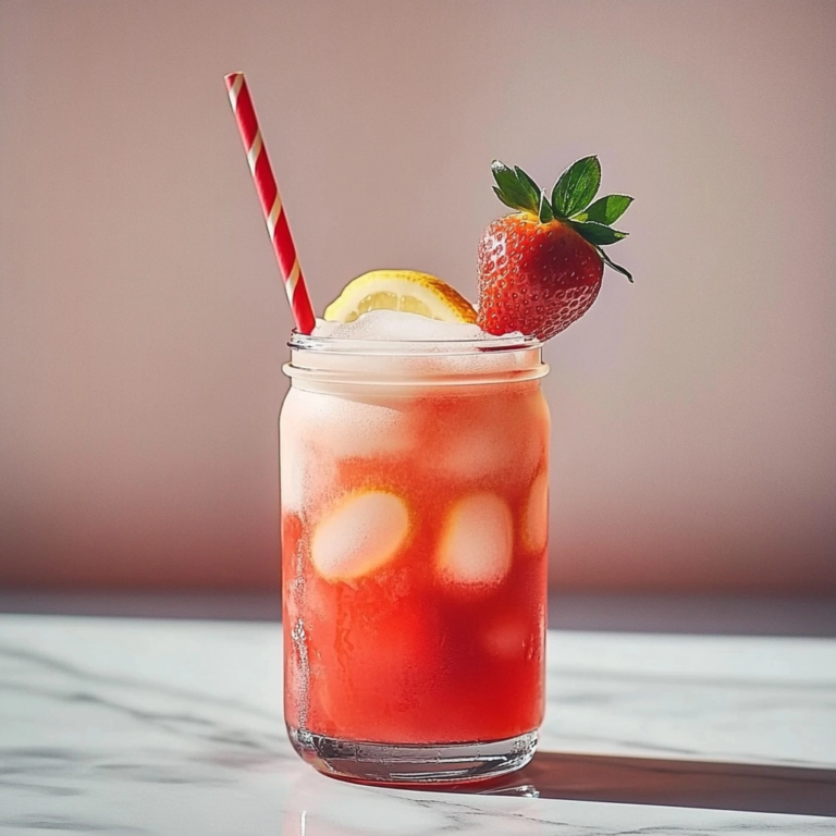 Strawberry Acai Lemonade Refresher