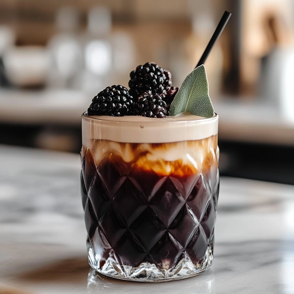 Blackberry Sage Cold Brew: A Refreshing Herbal Latte