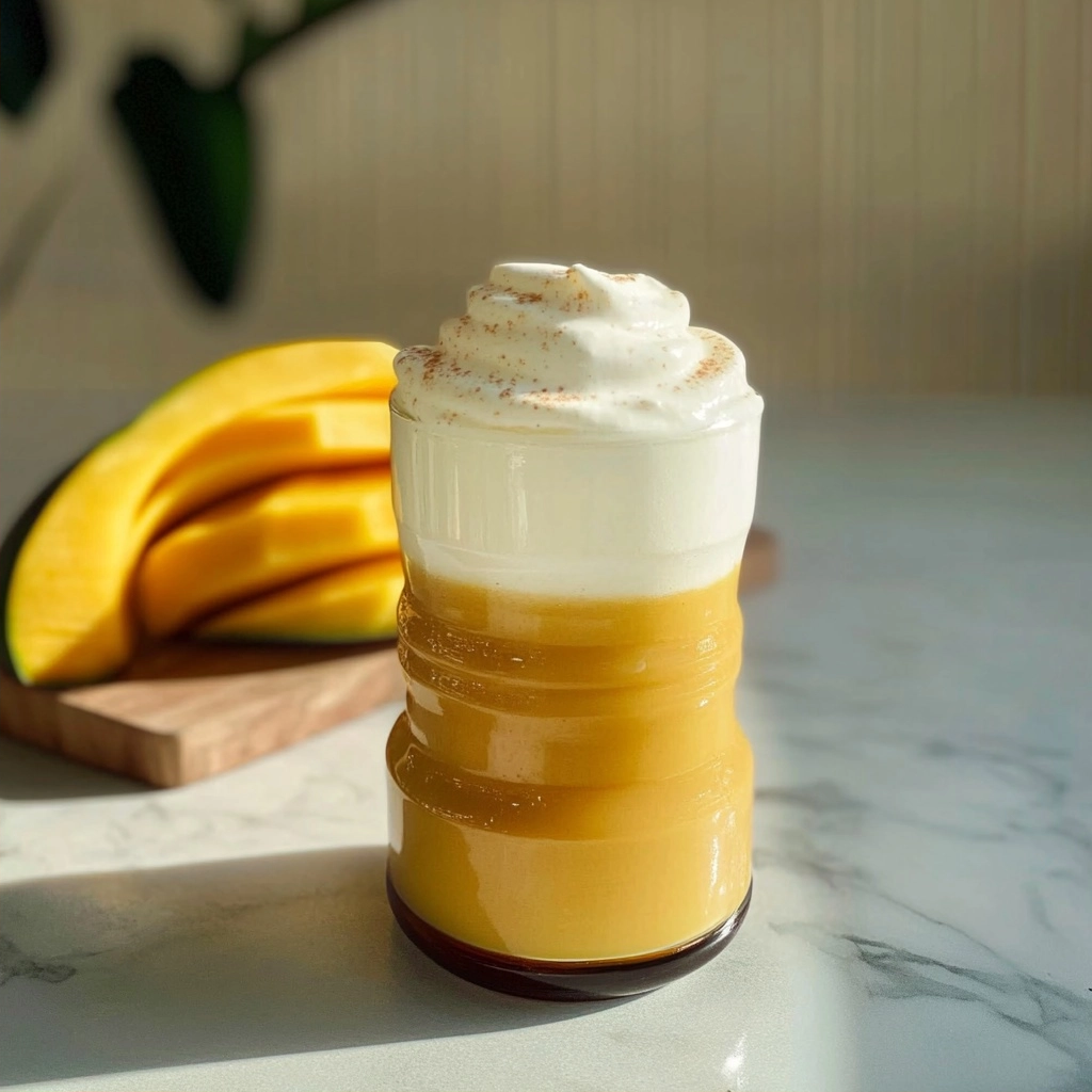 Mango Cream Cold Foam (Starbucks Copycat) Recipe