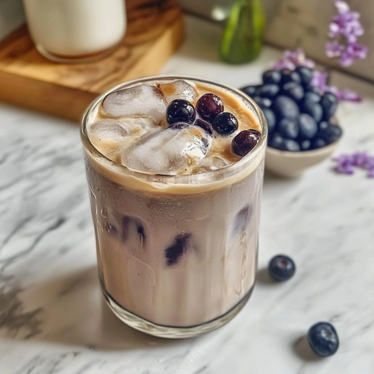 Iced Blueberry Latte Recipe: A Refreshing Summer Coffee