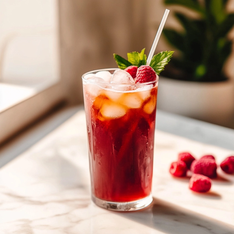 Homemade Raspberry Iced Tea: A Refreshing Summer Drink Recipe