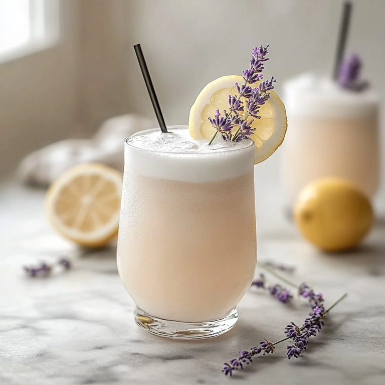 Coconut Lavender Lemonade Mocktail: A Refreshing Floral Blend