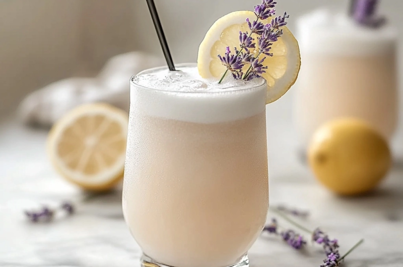 Coconut Lavender Lemonade Mocktail: A Refreshing Floral Blend