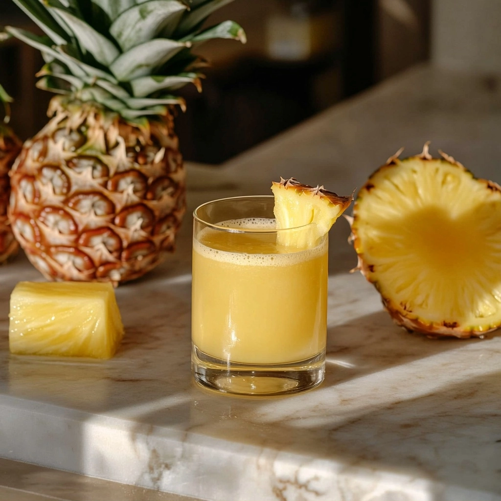 Homemade Pineapple Ginger Shots: Simple Wellness Boost