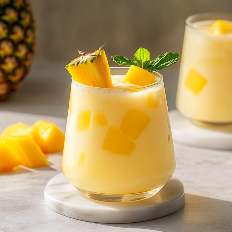 Creamy Pineapple Mango Lemonade Recipe